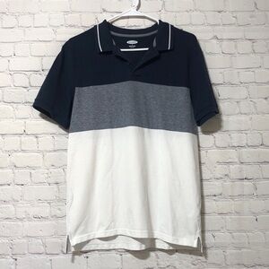 Old navy polo tricolor
